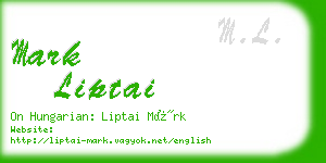 mark liptai business card